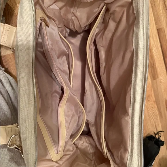 Beige Canvas Tote Bag - Picture 5 of 6